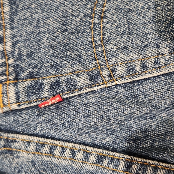 ❤️ LEVI'S 80'S VINTAGE 501 HIGH RISE CROPPED JEAN SHORTS #546, 6 - Picture 5 of 8